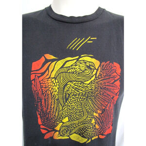 Mother Falcon Austin TX Indie Band Black T Shirt Adult Sz M